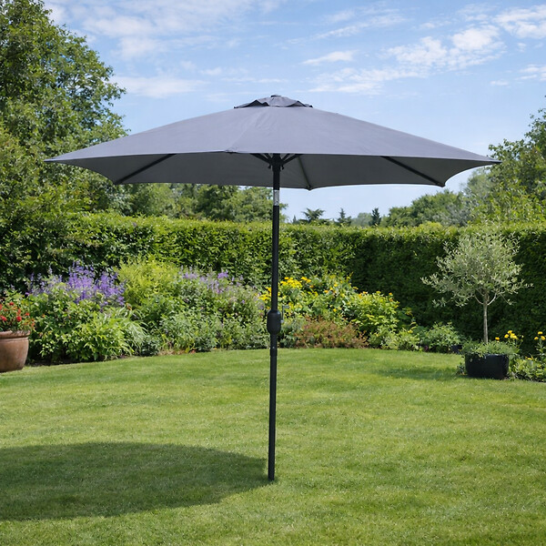 CONCEPT USINE - Parasol gris rond 25 x 25 m COME $ - large