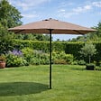 CONCEPT USINE - Parasol marron rectangle 293 x 193 m SPEZIA $ - vignette