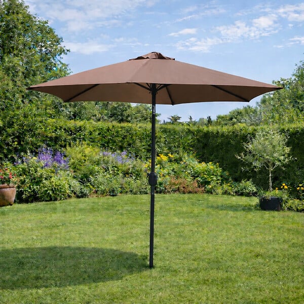 CONCEPT USINE - Parasol marron rond 25 x 25 m COME $ - large
