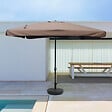 CONCEPT USINE - Parasol marron carré 295 x 295 m PALERME $ - vignette
