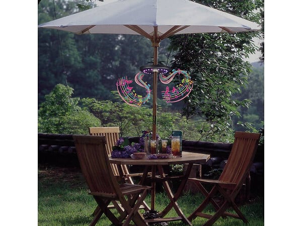 HABITAT ET JARDIN - Eclairage de jardin "Umbrella" pour parasol - Enceinte arceau - large
