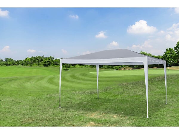 HABITAT ET JARDIN - Tonnelle de jardin "Natacha 4" - 12 m² - 3 x 4 m - Blanc - large