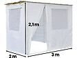 HABITAT ET JARDIN - Souccah en Kit NINA ajustable - 3 x 2 - 1 Rouleau de bambou et 3 tasseau de bois - vignette