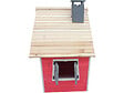 HABITAT ET JARDIN - Maisonnette "Lilou" - 119.5 x 156 x 102 cm - Rouge/Gris - vignette