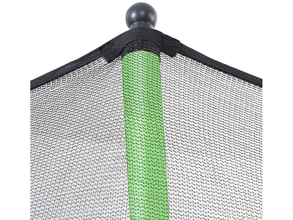 HABITAT ET JARDIN - Trampoline Yoopi 2 LUXE - Ø 3.65 m - Avec filet + échelle + couverture + kit d'ancrage - large