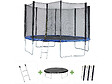 HABITAT ET JARDIN - Trampoline "Joycy" - Ø 4,27 m - Avec Filet + échelle + couverture + kit d'ancrage - vignette