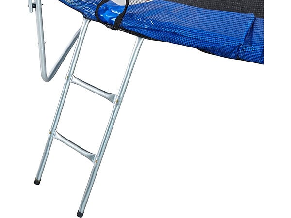 HABITAT ET JARDIN - Trampoline "Joycy" - Ø 4,27 m - Avec Filet + échelle + couverture + kit d'ancrage - large