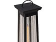 HABITAT ET JARDIN - Chauffage électrique radiant en fibre de carbone "Volcano" - 2000W - Noir - vignette
