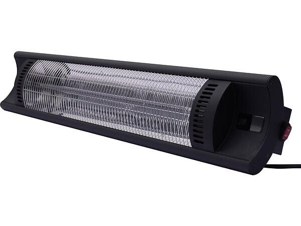 HABITAT ET JARDIN - Chauffage électrique radiant en fibre de carbone "Bola" - 2000W - Noir - large