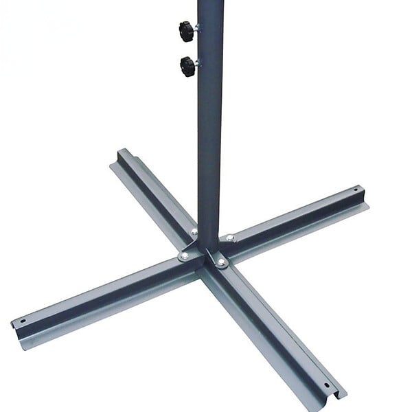 CONCEPT USINE - Parasol terracotta droit carré 3 x 3 m led SOLENZARA $ - large