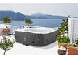 HABITAT ET JARDIN - Spa gonflable "RIVIERA" en PVC - 6 places - Gris/blanc - vignette