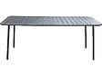 HABITAT ET JARDIN - Table jardin en métal "Bilbao" - 180 x 90 x 71 cm - Gris - vignette