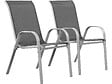 HABITAT ET JARDIN - Fauteuil jardin Textilène "Cordoba" - Phoenix - Gris foncé - Lot de 2 - vignette
