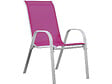 HABITAT ET JARDIN - Fauteuil jardin Textilène "Cordoba" - Phoenix - Rose - Lot de 4 - vignette