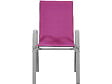 HABITAT ET JARDIN - Fauteuil jardin Textilène "Cordoba" - Phoenix - Rose - Lot de 2 - vignette