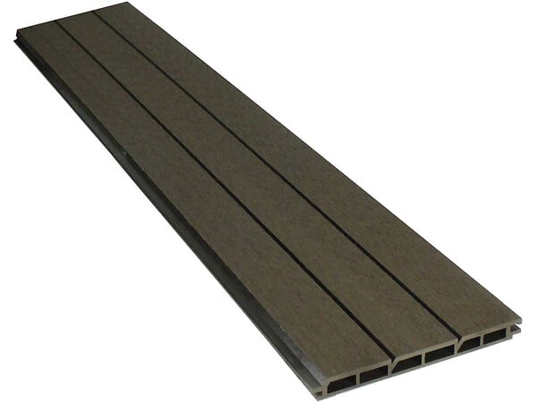 HABITAT ET JARDIN - Kit Clôture 1.6 x 1.2m composite - Kit de fixation offert - Marron - large