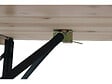 HABITAT ET JARDIN - Table de jardin brasserie pliante avec 2 bancs " Lisbonne " - 218 x 59,5 x 75 cm -  Marron - vignette
