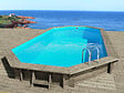 HABITAT ET JARDIN - Piscine bois " Sevilla " - 8.57 x 4.57 x 1.45 m + Pompe à chaleur - Puissance 6.1 kW - vignette