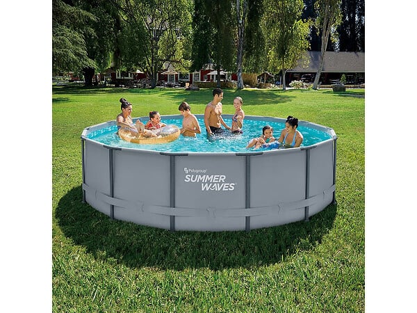 HABITAT ET JARDIN - Piscine tubulaire  FLIPO 1 - Ø 4.27 x 1.07 m - large