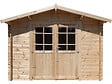 HABITAT ET JARDIN - Abri de jardin bois 9.4 m² "Lys" - 320 x 298 x 225 cm - 28 mm - vignette