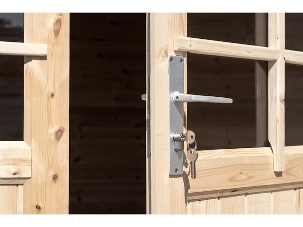 HABITAT ET JARDIN - Abri de jardin bois 9.4 m² "Lys" - 320 x 298 x 225 cm - 28 mm - large
