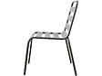 HABITAT ET JARDIN - Lot de 2 chaises de jardin en métal empilables "Bilbao" - Taupe - vignette