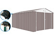 HABITAT ET JARDIN - Garage métal "Nevada" - 15,36m² avec gouttière - vignette