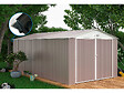 HABITAT ET JARDIN - Garage métal "Nevada" - 15,36m² avec gouttière - vignette
