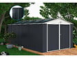 HABITAT ET JARDIN - Garage métal " Houston" - 15,36 m² Avec panneau solaire - Anthracite - vignette