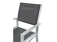 HABITAT ET JARDIN - Fauteuil jardin Alu/Textilène "Tropic" - Phoenix - Gris foncé - Lot de 2 - vignette