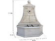 HABITAT ET JARDIN - Fontaine " Baccarat" - Pierre reconstituée  - 86 x 51 x 111 cm - vignette