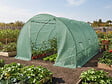 HABITAT ET JARDIN - Bâche pour serre tunnel de jardin "Lys" - 12 m² - 130g - Vert - vignette