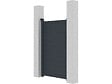 HABITAT ET JARDIN - Portillon aluminium "Marc" - 101.2 x 155.9 cm - Gris - vignette