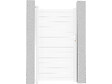 HABITAT ET JARDIN - Portillon aluminium "Eric" - 101.2 x 180.9 cm - Blanc - vignette