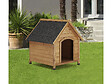HABITAT ET JARDIN - Niche pour chien "Doggy" - 77 x 82 x 88 cm - Beige - vignette