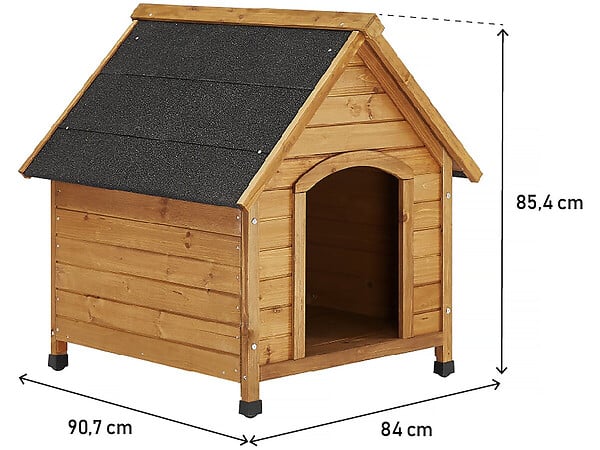 HABITAT ET JARDIN - Niche pour chien "Doggy" - 77 x 82 x 88 cm - Beige - large