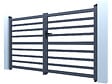 HABITAT ET JARDIN - Portail aluminium ajouré "Martin" - 340 x 180 cm - Gris - vignette