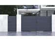 HABITAT ET JARDIN - Pack portail + portillon "Marc" - Gris - vignette