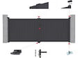 HABITAT ET JARDIN - Pack portail + portillon "Marc" - Gris - vignette