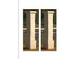 HABITAT ET JARDIN - Lot de 2 piliers de portail "Tradition" - 41 x 41 x 200 cm - vignette