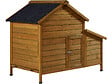 HABITAT ET JARDIN - Poulailler avec pondoir en bois "Cocotte" - Marron - vignette