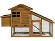 HABITAT ET JARDIN - Poulailler avec pondoir en bois "Clochette" - Marron - vignette