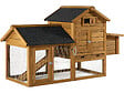 HABITAT ET JARDIN - Poulailler "Poulette" avec pondoir en bois - Marron - vignette