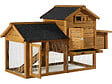 HABITAT ET JARDIN - Poulailler "Poulette" avec pondoir en bois - Marron - vignette