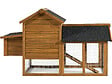 HABITAT ET JARDIN - Poulailler "Poulette" avec pondoir en bois - Marron - vignette
