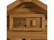 HABITAT ET JARDIN - Poulailler "Poulette" avec pondoir en bois - Marron - vignette