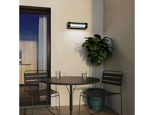 HABITAT ET JARDIN - Applique solaire et rechargeable Booster " Loma "  150 à 900 Lumen - Noir - large
