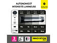 HABITAT ET JARDIN - Applique solaire et rechargeable Booster " Loma "  150 à 900 Lumen - Noir - vignette