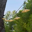 LUMISKY - Guirlande solaire MINI VINTY HYBRID 10 ampoules 6M - vignette