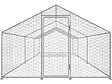 HABITAT ET JARDIN - Enclos à poules 18 m² parc grillagé 6 x 3 x 2 M acier galvanisé - vignette